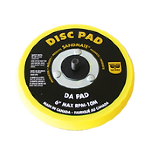 5" Velcro Back-Up Pad Low-Profile Med 5/16-24 Thread 8 Hole