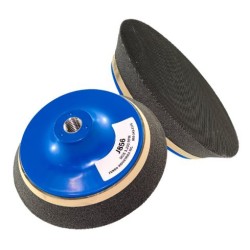 6" Velcro Back-Up Pad Soft Density 5/8"-11 Arbor No Hole