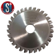 5-1/2" Diameter 3/8" Kerf 5/8" Bore 60 Degree V-Groove 24 Tooth Aluminum Miller Back Gouging Blade  