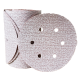 Sanding Disc 6" Diameter 6 Hole Pattern PSA Sticky Back Premier Red Aluminum Oxide 600 Grit Carborundum 15297