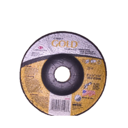 Grinding Disc Gold 5" x 1/4" (6mm) x 7/8" for Stainless Steel Carborundum 70193