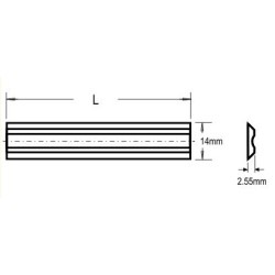 100mm Hss Terminus Knife For K7336429 Cutter Single Knife
