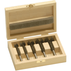 BORCT-SET-5A 5 Piece Metric Carbide Tipped Forstner Bit Set Bormax 15-20-25-30-35mm