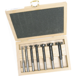 BORMAX-7 7 Piece Forstner Bit Set Bormax 1/4"- 1" In Wood Box