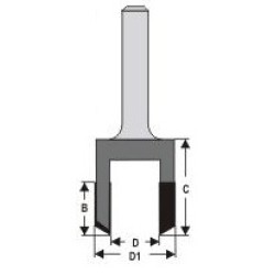 Carbide Tipped Plug Cutter 12mm Dia.x 19mm X 1/4" Dimar PC12C