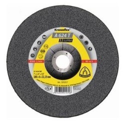 Grinding Disc Type 27 (Depressed Center) 5" x 1/4" (6mm) x 7/8" A624T for Steel & Stainless Steel Klingspor 325216