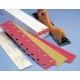 Strips 2-3/4" Wide x 17-1/2" Long 36 Grit E-Weight Paper Plain Backed Premier Red Carborundum 21350