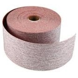 Sticky Back Roll 2-3/4" Wide x 25 Yards Long 80 Grit PSA Premier Red Carborundum 20340