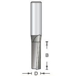 107R8-10U Up-cut Shear Straight Bit 3/8" Diameter 1" Length 1/2" Shank