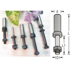 1900058 Arbor & Nut 1/2" Arbor 1-1/2" Length
