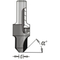 Carbide Tipped Countersink 1/8" X 3/8" Dimar 202-CT-3