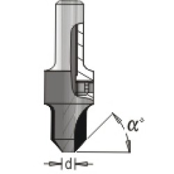 Carbide Tipped Countersink 11/64 X 7/16 Dimar 202-CT-4.5