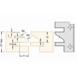 Insert Tooling, Profile Knives Dimar 3108666