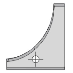 Insert Roundover Knife R=30 Dimar 3108930