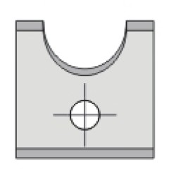 Insert Bull Nose Knife 6mm Radius Dimar 3124006