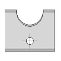Insert Bull Nose Knife 8mm Radius Dimar 3124008