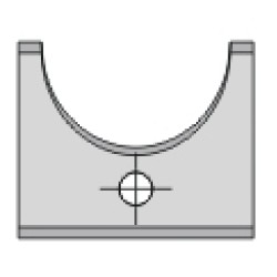 Insert Bull Nose Knife 12mm Radius Dimar 3124012