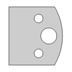 Blank Knives  B=18mmx40mm (Set of 2) Dimar 3300030
