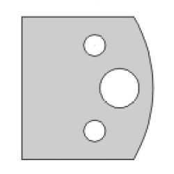Blank Knives B=24mmx40mm (Set of 2) Dimar 3300036