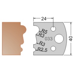 #033 40mm Limiters For MPC Multi Profile Cutter (Set of 2) Dimar 3403340