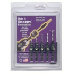 Snappy 5pc Countersink Set Dimar 40030