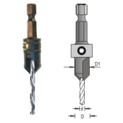 Snappy 5/64" Drill & Countersink Dimar 43005