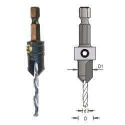 Snappy 7/64" Drill & Countersink Dimar 43007