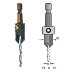 Snappy 1/8" Drill And Countersik Dimar 43008