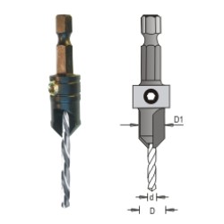 Snappy 9/64" Drill & Countersink Dimar 43009
