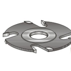 Grooving Cutter With Spurs Dimar 707NF-125-4