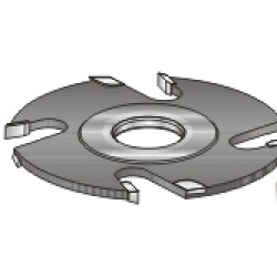 Grooving Cutter With Spurs Dimar 707NF-125-5