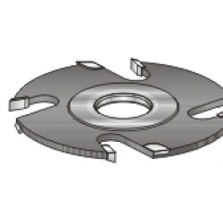Grooving Cutter With Spurs Dimar 707NF-150-4