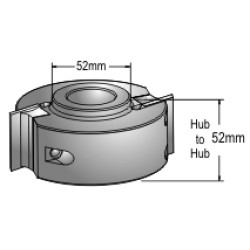 ##Multiprofile Cutter 40mm x 1-1/4" Bore Dimar 7710617