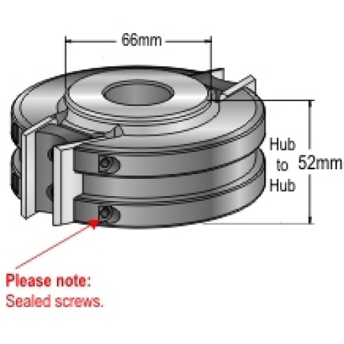##Multiprofile Cutter 50mm X 1-1/4" Bore Dimar 7760087