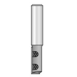 7RL4-12MS Straight Bit Plunge 1 Flute 12mm Diameter 29.5mm Length 1/4" Shank L309 Knife