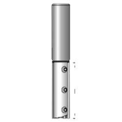 7RL8-10-1 Straight Bit 1 Flute 3/8" Diameter 3/4" Length 1/2" Shank 3107510 Knife
