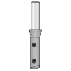 7RW8-22S Straight Bit Plunge 1 Flute 7/8" Diameter 1-15/16" Length 1/2" Shank L501 Knife