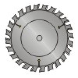 Dado Cl Saw Blade Left Rotation Dimar 8-24LC