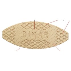 #10 Wood Biscuits  1000 Pcs Dimar BJ10