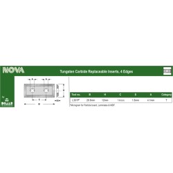 Reversible Knives 29.5 X 12 X 1.5 Dimar L301P