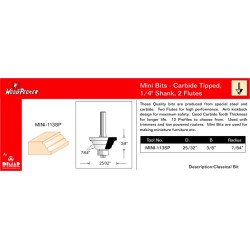Mini Classical Bit 7/64" Radius Dimar MINI-113SP
