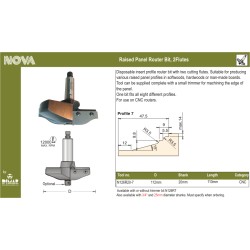 Cnc Raised Panel - Profile #7 Dimar N126R20-7
