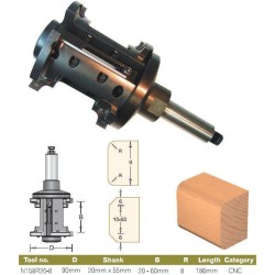 Cnc Rounding & Chamfering R=8mm Dimar N158R20-8
