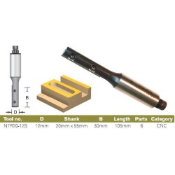 Cnc Straight, Plunge 12mmx30mm Dimar N7R20-12S