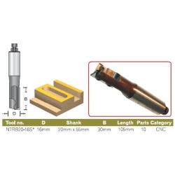Cnc Straight, Plunge 16mmx30mm Dimar N7RB20-16S