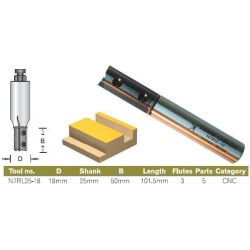 Cnc Straight Bit D=18mm, B=50mm Dimar N7RL25-18