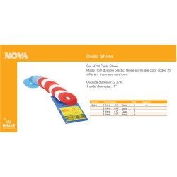 Dimar's Dado Shims 14 Pcs With 1" Bore Dimar S14-1