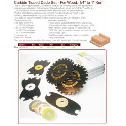 Woodpecker 8" X 24 Teeth, Dado Set Dimar WP824DCL