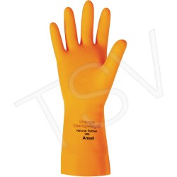 Orange Heavyweight 208 Series Gloves, Large 29-mil