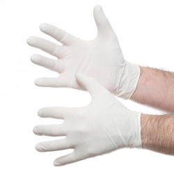 Latex Gloves Large 3-mil
